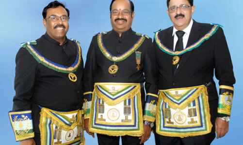 Portraits of Freemason leaders for Telangana area unveiled
