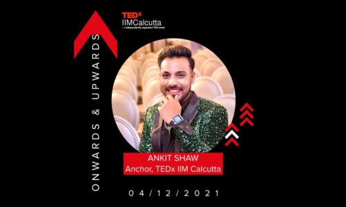 TEDx IIM Calcutta’s Official Anchor Ankit Shaw Hosts the Event