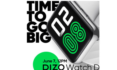 DIZO, by realme TechLife to launch DIZO Watch D smartwatch with the biggest display in its segment on Jun 7