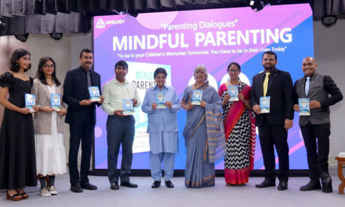 Dr Kiran Bedi and CBSE Director Dr Biswajit Saha release book on ‘Mindful Parenting’ by Author Ajayya Kumar 