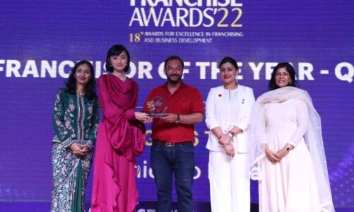 News Correspondent, Sneha Nair covers “Best Franchiser Award” story for the year 2022