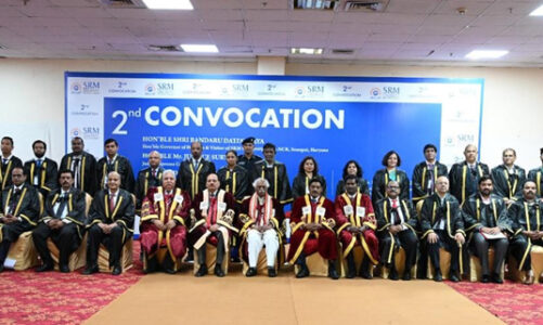 2nd Annual Convocation of SRM University Delhi-NCR Sonepat Conducted at JLNS Auditorium