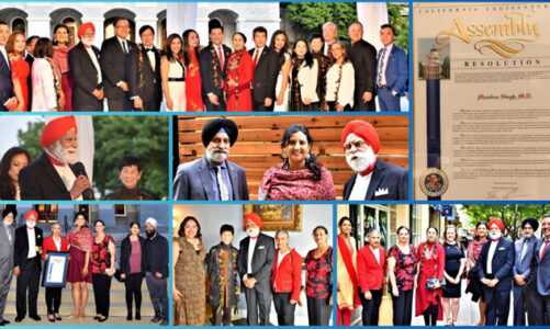 Indian Sikh Doctor Honoured by Asian American & Pacific Islander Legislative Caucus