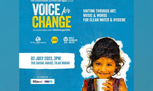 THE SOCIAL HOUSE collaborated with German NGOs ‘Viva con Agua’ and ‘Welthungerhilfe’ for Voice for Change