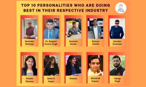 Top 10 personalities who are doing best in their respective industries felicitated by Webhack Solutions