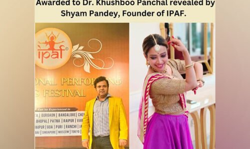 IPAF to launch its 1st “Nritya Ratna Youth Icon Award” on 31st August at Kamani Auditorium