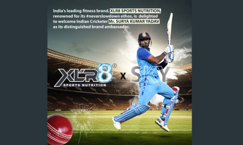 India’s Leading Fitness Brand XLR8 SPORTS NUTRITON Signs Cricketer Surya Kumar Yadav as Brand Ambassador