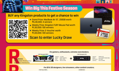 Kingston Technology amps up the festive cheer with its Festive Bonanza Special Offer