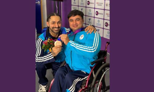 Powerlifter Ashok bags bronze medal at Asia Para Games 2023; makes his coach and India proud