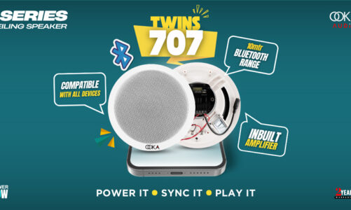 Say Hello to the Smartest Way to Sound — Ooka Audio Launches TWINS 707 Bluetooth Ceiling Speakers